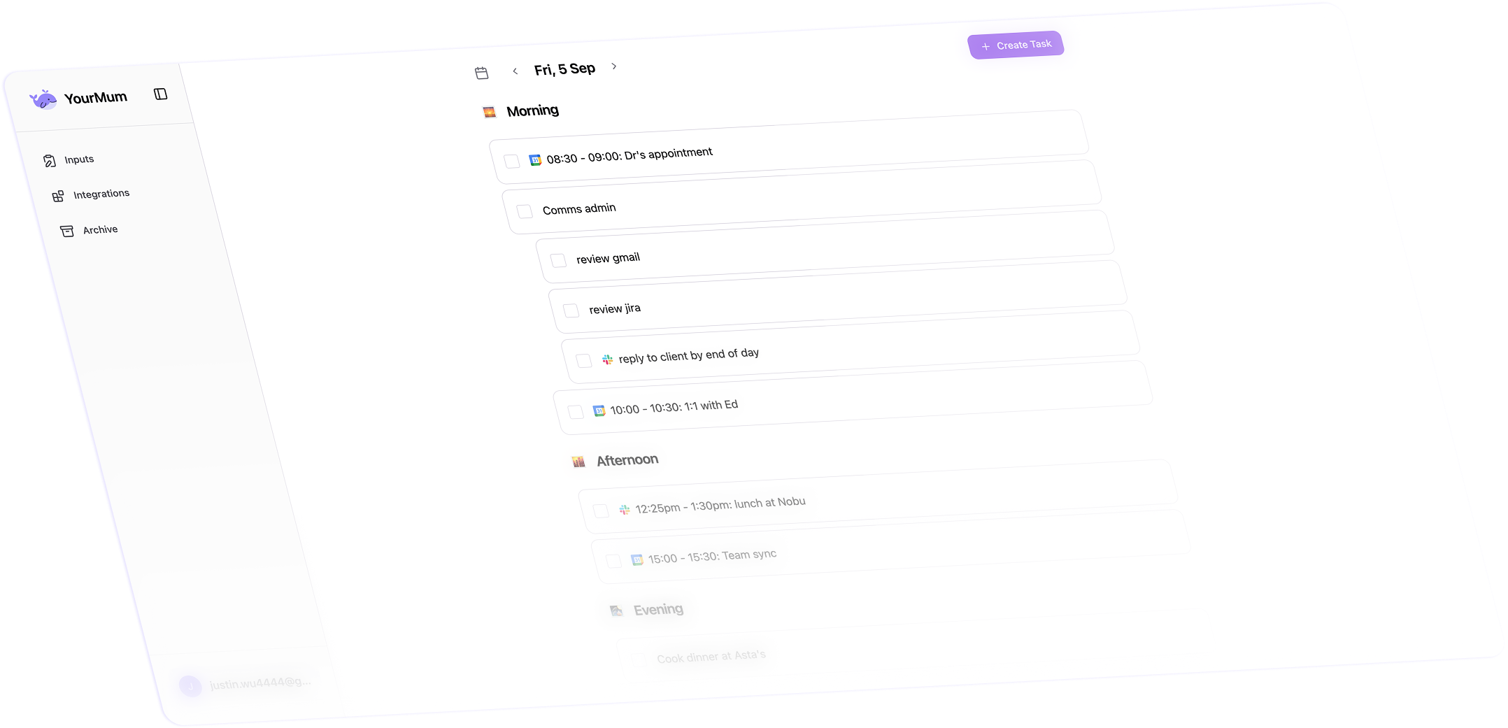 YourMum Dashboard